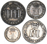 1686 Maundy Set - James II British Silver Coins - Very Nice