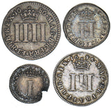1686 Maundy Set - James II British Silver Coins - Nice