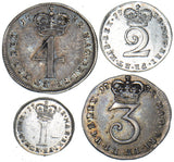 1732 Maundy Set - George II British Silver Coins - Nice