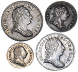 1766 Maundy Set - George III British Silver Coins - Very Nice