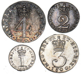 1800 Maundy Set - George III British Silver Coins - Very Nice