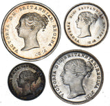 1870 Maundy Set - Victoria British Silver Coins - Superb
