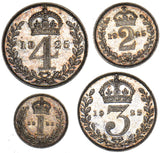 1925 Maundy Set - George V British Silver Coins - Superb