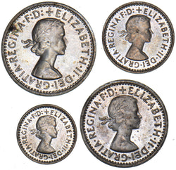1971 Maundy Set - Elizabeth II British Silver Coins - Superb