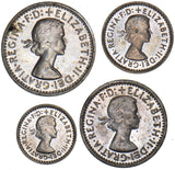 1971 Maundy Set - Elizabeth II British Silver Coins - Superb