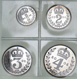 2005 Maundy Set - Elizabeth II British Silver Coins - Superb