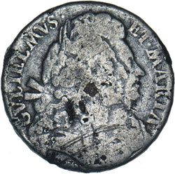 1691 Tin Halfpenny - William & Mary British Coin