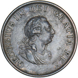 1799 Halfpenny - George III British Copper Coin - Nice