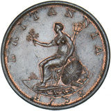 1799 Halfpenny - George III British Copper Coin - Very Nice