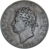 1826 Halfpenny - George IV British Copper Coin