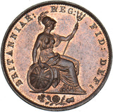 1853 Halfpenny - Victoria British Copper Coin - Superb