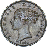 1854 Halfpenny - Victoria British Copper Coin