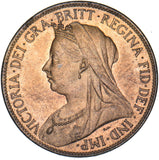 1895 Halfpenny - Victoria British Bronze Coin - Superb