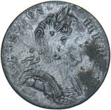 1773 Farthing (Contemporary Counterfeit) - George III British Copper Coin
