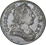 1773 Farthing - George III British Copper Coin - Very Nice