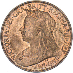 1896 Farthing - Victoria British Bronze Coin - Superb