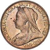 1896 Farthing - Victoria British Bronze Coin - Superb