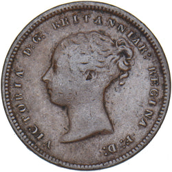 1847 Half Farthing - Victoria British Copper Coin - Nice