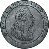 1797 Penny - George III British Copper Coin - Nice