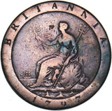 1797 Penny - George III British Copper Coin