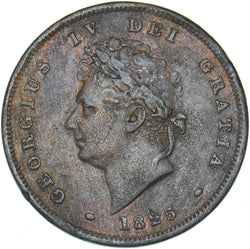 1825 Penny - George IV British Copper Coin