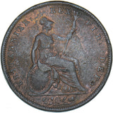 1825 Penny - George IV British Copper Coin