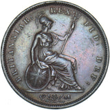 1831 Penny (.W.W on Truncation) - William IV British Copper Coin - Very Nice