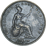 1841 Penny (Colon After REG) - Victoria British Copper Coin - Nice