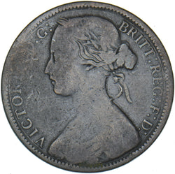 1871 Penny - Victoria British Bronze Coin
