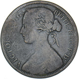 1871 Penny - Victoria British Bronze Coin