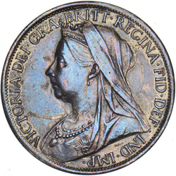 1899 Penny - Victoria British Bronze Coin