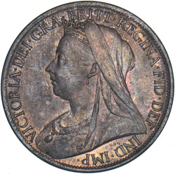 1901 Penny - Victoria British Bronze Coin - Superb