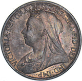1901 Penny - Victoria British Bronze Coin - Superb