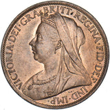 1901 Penny - Victoria British Bronze Coin - Superb