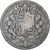 1845 Crown - George IV British Silver Coin