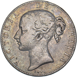 1844 Crown (Star Stops) - Victoria British Silver Coin