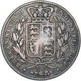 1845 Crown - Victoria British Silver Coin