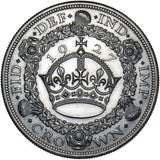 1927 Proof Wreath Crown - George V British Silver Coin - Superb