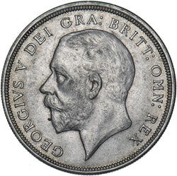 1929 Crown - George V British Silver Coin - Very Nice