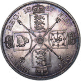 1887 Double Florin (Roman 1) - Victoria British Silver Coin - Superb
