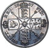 1887 Double Florin (Arabic 1) - Victoria British Silver Coin