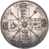1889 Double Florin - Victoria British Silver Coin - Very Nice