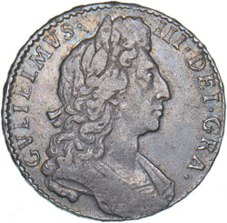1697 Halfcrown - William III British Silver Coin - Nice