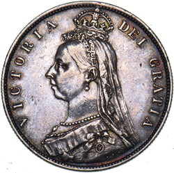 1887 Halfcrown - Victoria British Silver Coin - Nice