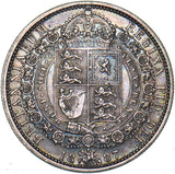 1887 Halfcrown - Victoria British Silver Coin - Nice
