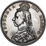 1887 Halfcrown - Victoria British Silver Coin - Nice