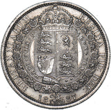 1887 Halfcrown - Victoria British Silver Coin - Nice