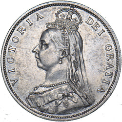 1887 Halfcrown - Victoria British Silver Coin - Nice