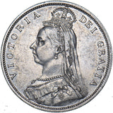 1887 Halfcrown - Victoria British Silver Coin - Nice