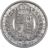 1887 Halfcrown - Victoria British Silver Coin - Nice